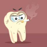 teeth-showing-smoking-after-tooth-extraction